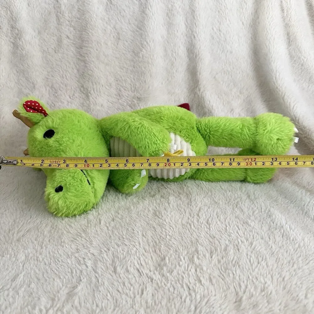 Make Believe Ideas Green Dragon Sensory Snuggables 14” Plush Stuffed Animal